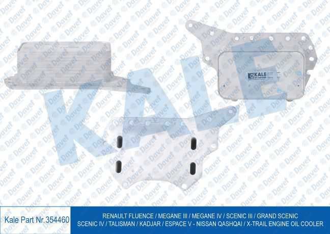 KALE 354460 Yag Sogutucu Fluence/Megane Iii/Megane Iv/Scenic Iii/Grand Scenic/Scenic Iv/Talisman/Kadjar/Nissan Qashqai X Trail 1.6 Dci 11->